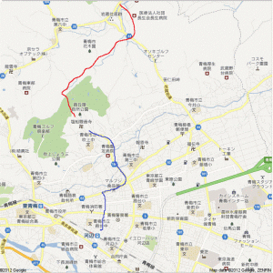 霞丘陵地図