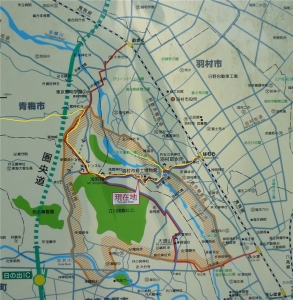 草花丘陵コースマップ