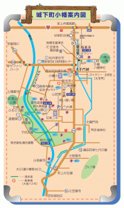 城下町小幡の散策マップ