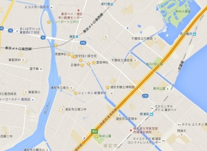 浦安周辺マップ
