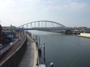 浦安橋からの眺め